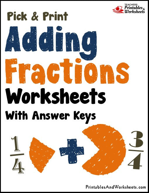 adding fractions worksheet with answers