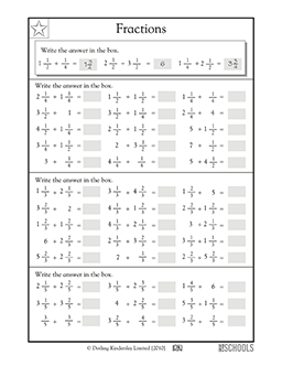 Adding mixed numbers #1 | 4th grade, 5th grade Math Worksheet ...