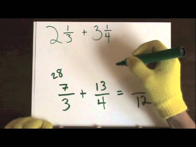 Add Fractions (Mixed Numbers) With Unlike Denominators Part 2