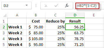 Multiply by a percentage - Microsoft Support
