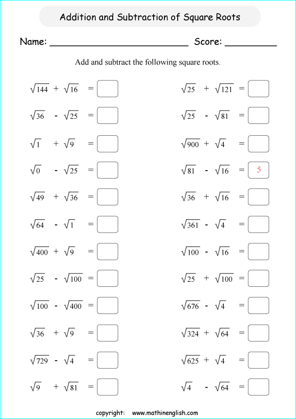 Printable primary math worksheet for math grades 1 to 6 based on ...