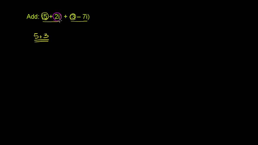 Add &amp; subtract complex numbers (practice) | Khan Academy