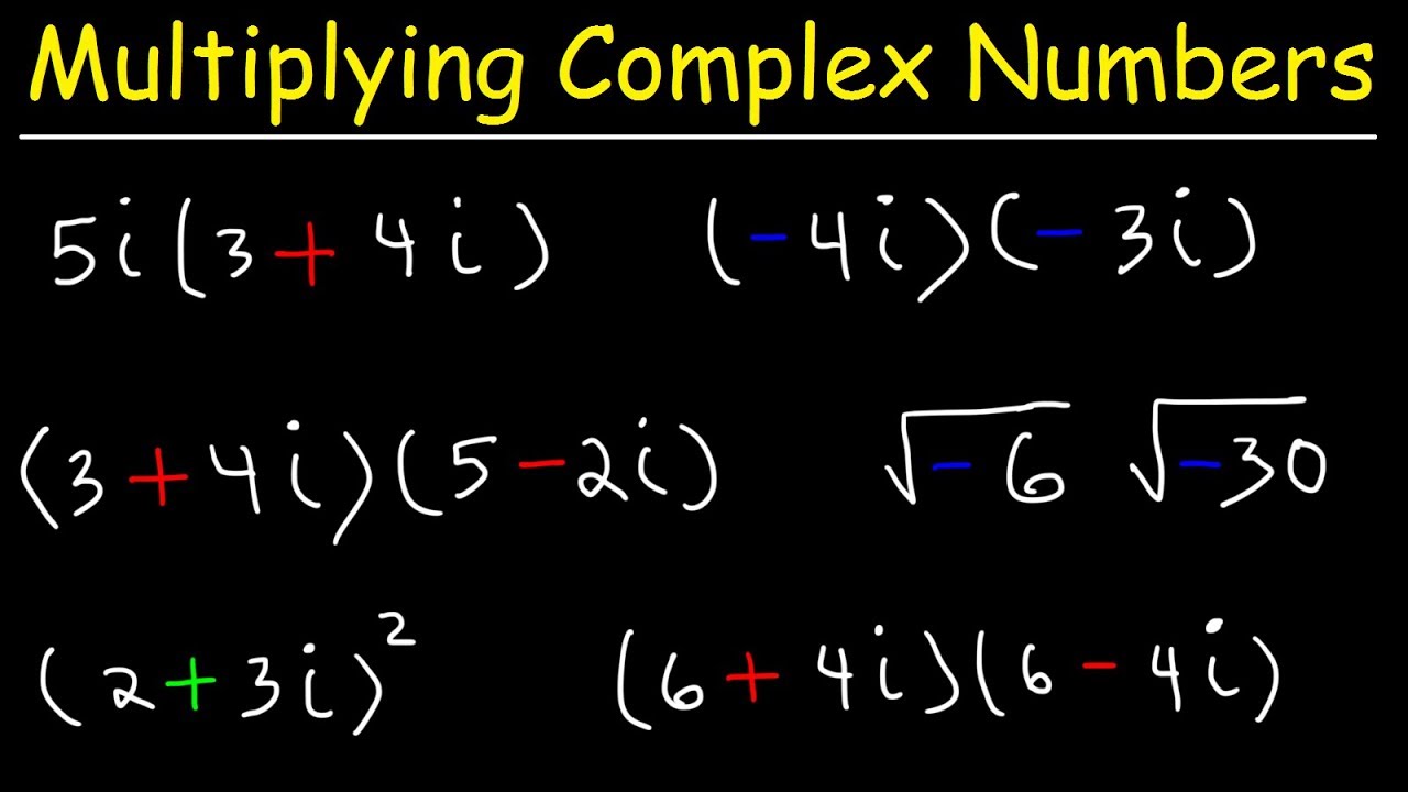 adding subtracting complex numbers worksheet