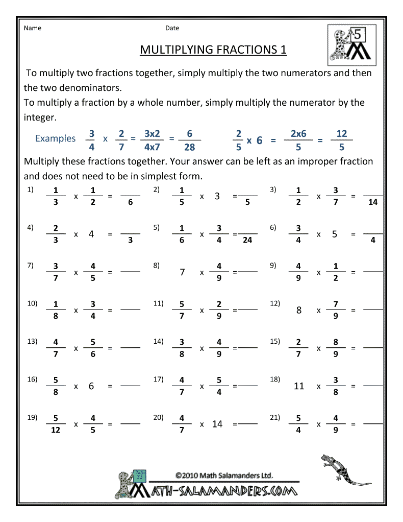 Math Worksheets | Engaged Immigrant Youth