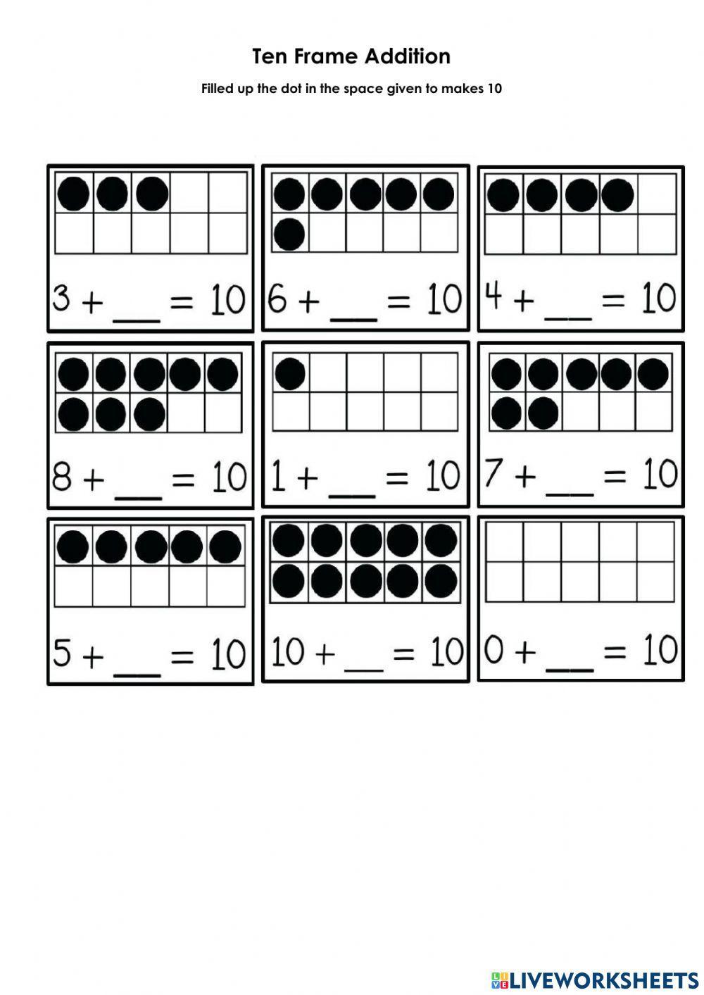 Free Adding With Ten Frames Worksheet Download Free Adding With Ten Free Adding With Ten Frames Worksheet Download Free Adding With Ten