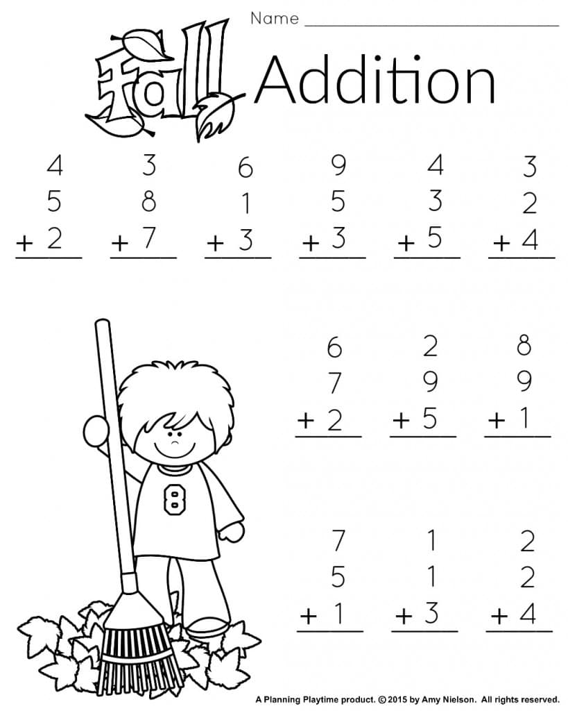 1st Grade Math and Literacy Worksheets with a Freebie! - Planning ...