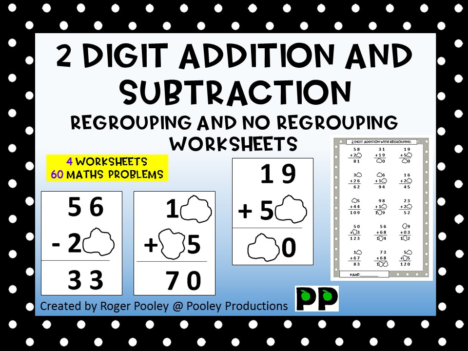 addition and subtraction with regrouping worksheet