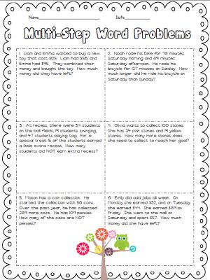 addition and subtraction word problems worksheet 3rd grade
