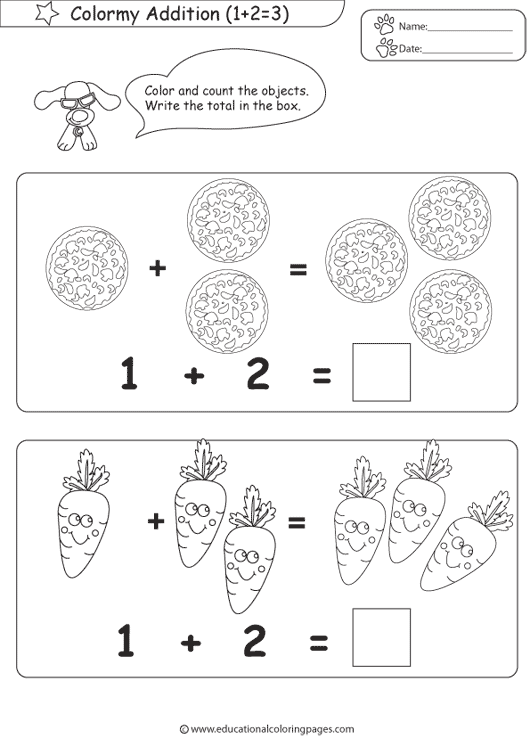 Winter Addition Coloring Page by Learn to Explore | TPT