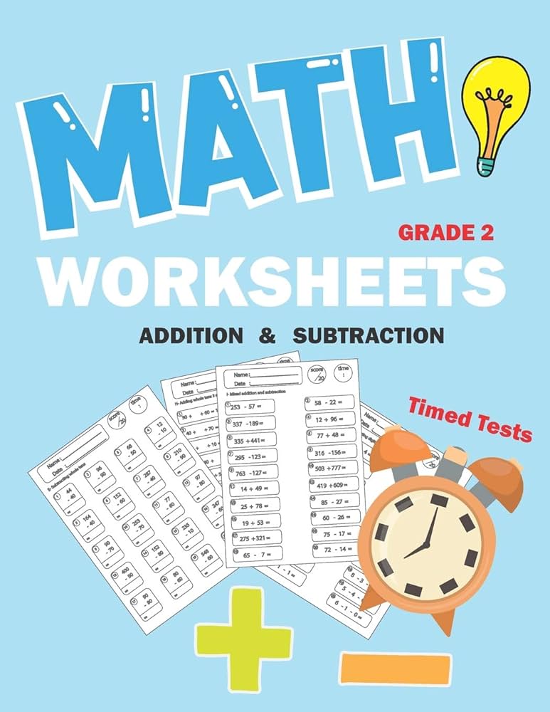 Math worksheets 2nd grade: Addition and subtraction for grade 2 ...