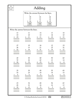 Addition drills, part 5 | 2nd grade, 3rd grade Math Worksheet ...