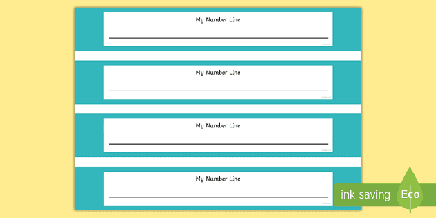 Empty Number Line for Addition Worksheets | EYLF | 