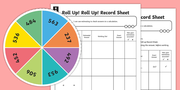 Estimation Adding and Subtracting Calculations Worksheet / Worksheet