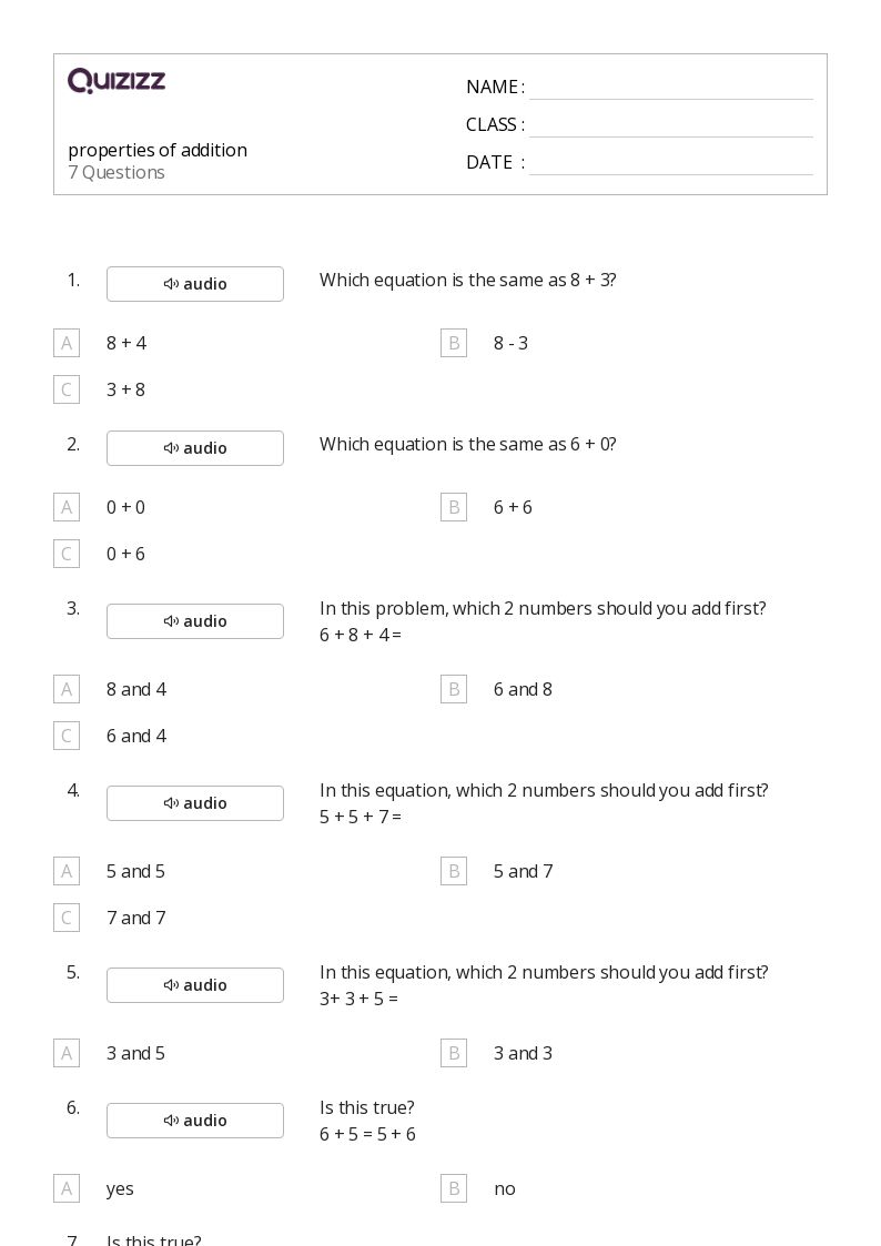 50+ Properties of Exponents worksheets for 1st Grade on Quizizz ...