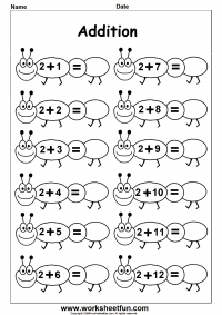 Addition - Basic Addition Facts / FREE Printable Worksheets ...