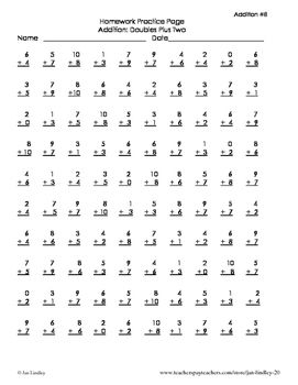 Addition and Subtraction Fact Mastery | Math fact worksheets ...