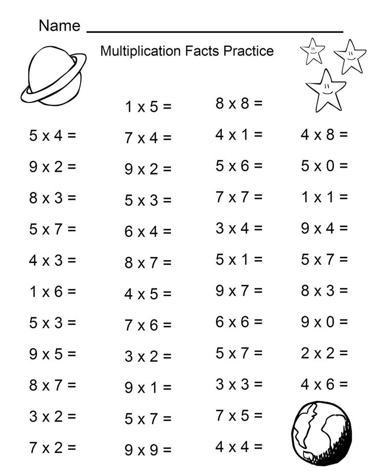 addition facts worksheet 4th grade