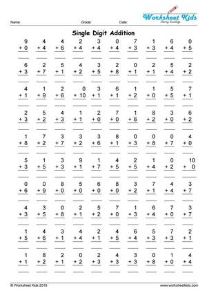 100 Addition and Subtraction Problems in 5 Minutes for Grade 1-3