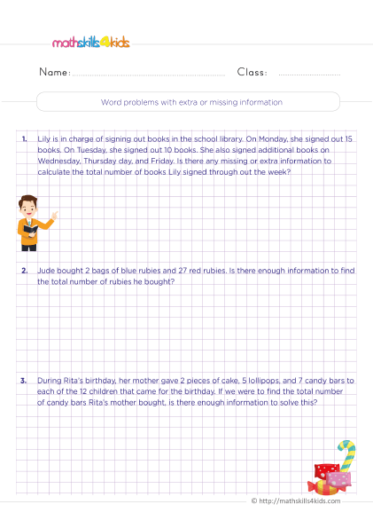 Free printable mixed operations worksheets for Grade 4