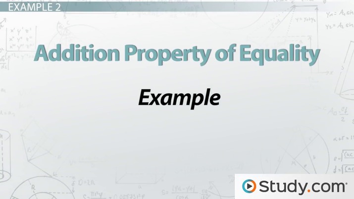 addition property of equality worksheet pdf