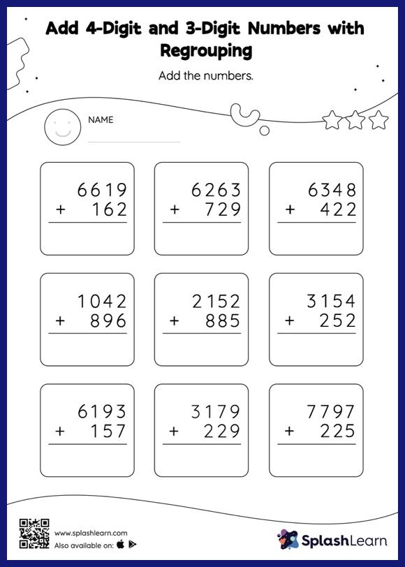 addition regrouping worksheet first grade