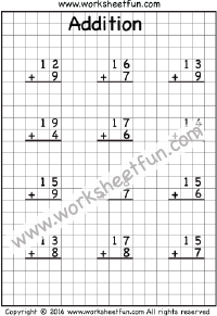 Addition Regrouping / FREE Printable Worksheets - Worksheetfun