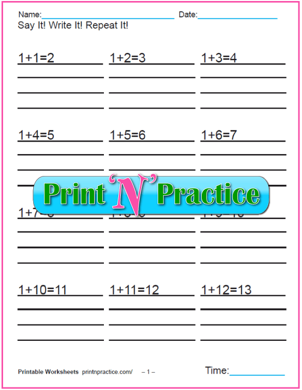 50+ Addition Worksheets For Kindergarten, First Grade - 6th Grade Math