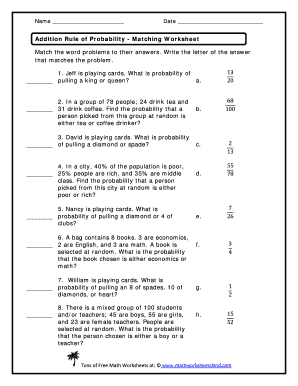 Addition Rule of Probability: Complete with ease | airSlate SignNow