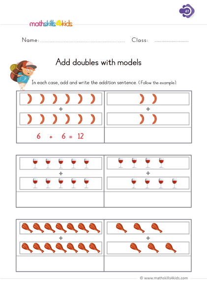 Mastering addition facts: 1st Grade worksheets and strategies