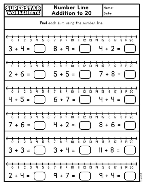 Addition Worksheets -Worksheets Library