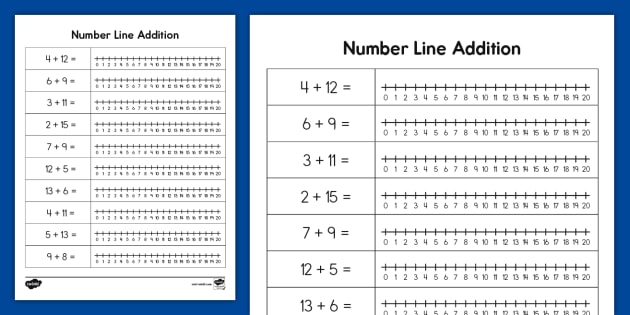 addition to 20 worksheet