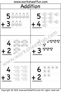 addition with pictures worksheet pdf