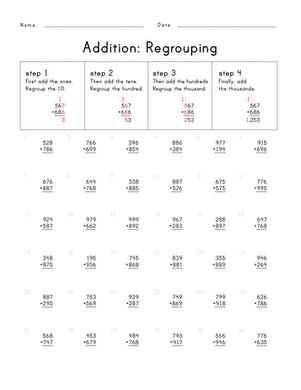 Extra Practice: Three-Digit Addition with Regrouping | Interactive ...