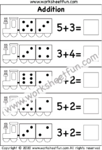 addition within 10 worksheet for
