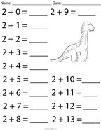 First Grade Addition Math Worksheets - Page 2 - Twisty Noodle