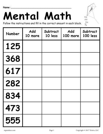 45 Free Addition Worksheets &  Printables