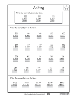Addition with 3-digit numbers #1 | 2nd grade, 3rd grade Math ...