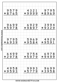 Addition Regrouping / FREE Printable Worksheets - Worksheetfun