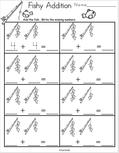 Free Addition Worksheets for Kindergarten | Made By Teachers