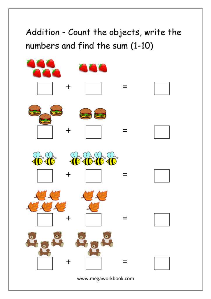 Addition Worksheets