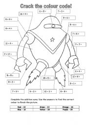 Addition - ESL worksheet by chanel1122