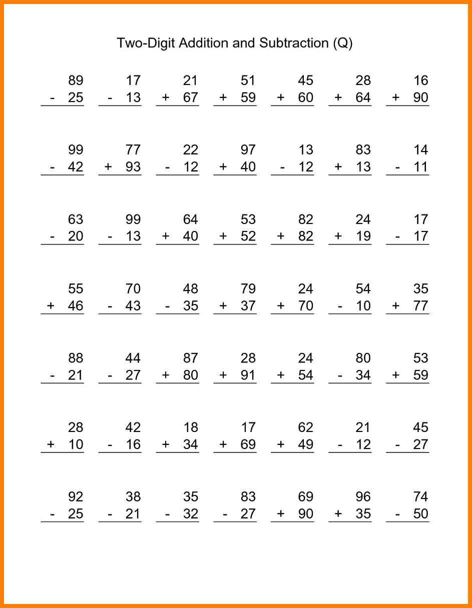 addition worksheet for grade 3 pdf