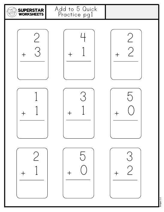Kindergarten Addition Worksheets -Worksheets Library