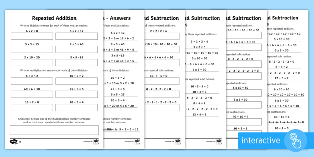 addition worksheet for year 2