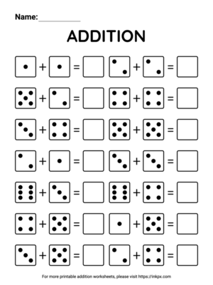 Free Printable Kindergarten Addition Worksheets in PDF, PNG and ...