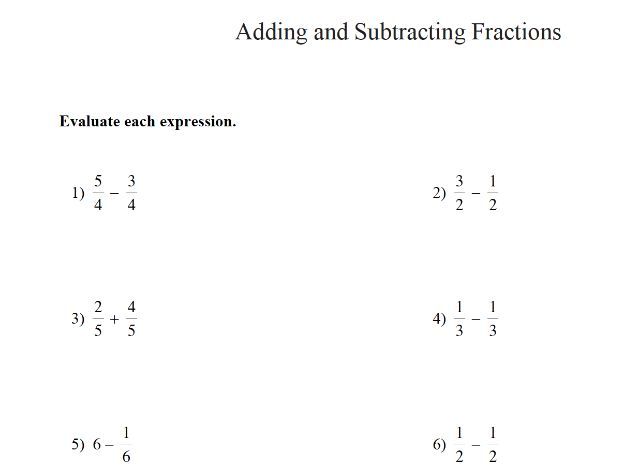 addition worksheet gcse