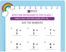 addition worksheet grade 1 and 2