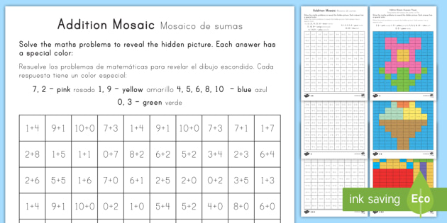Hidden Picture Worksheets - Number Bonds Activity - Twinkl- Guía ...