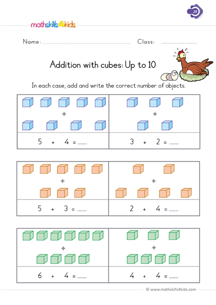 addition worksheet in pdf