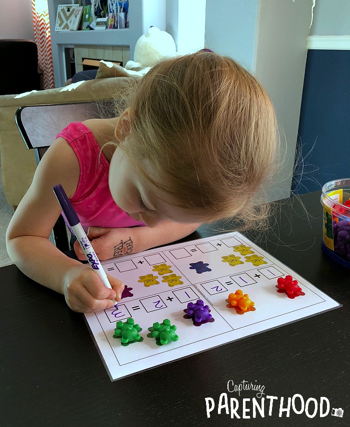 Preschool Math - Learning Addition • Capturing Parenthood